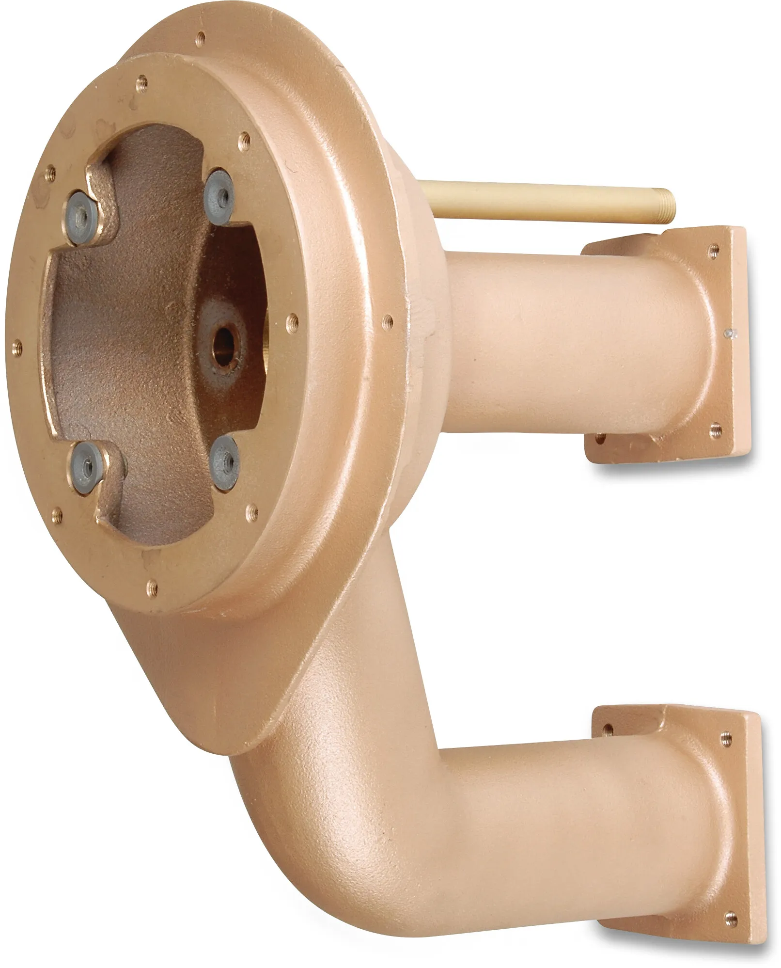 Wandhalterung aus Rotguss für Taifun Compact