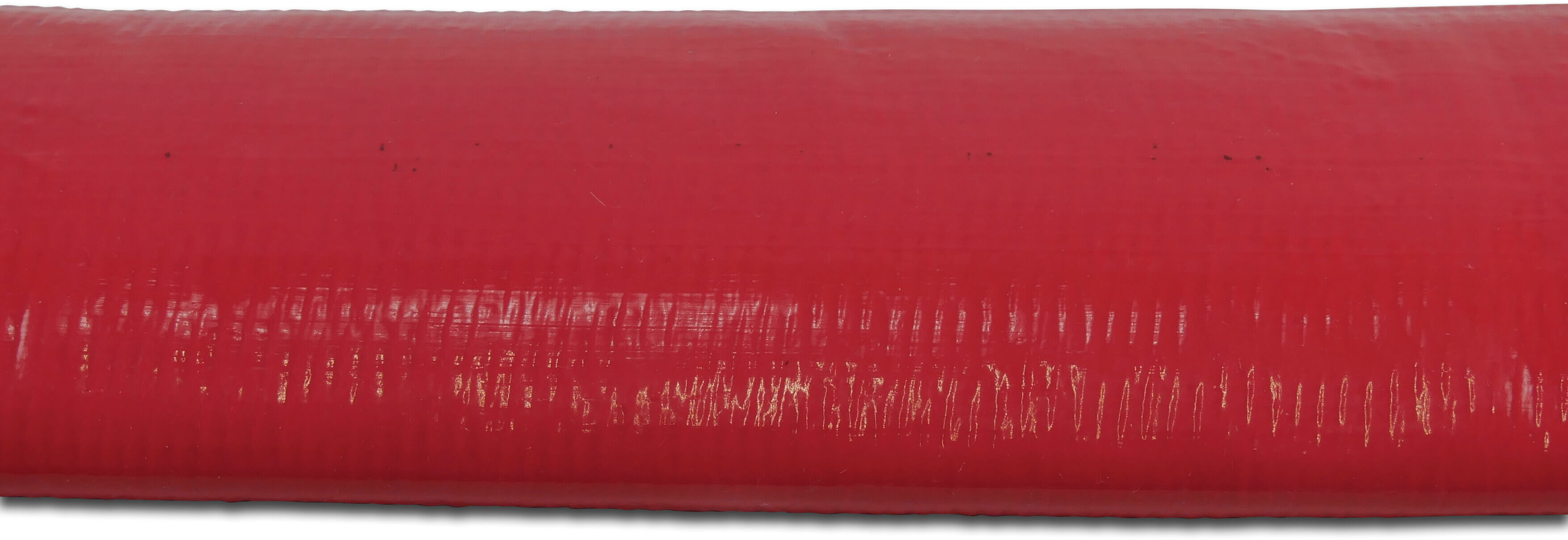 Flat hose PVC red