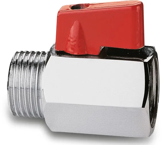 Itap Mini ball valve 1/4" male thread x female thread 10bar type 126