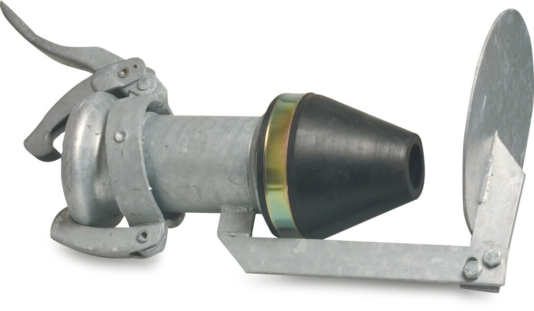 Slurry distributor steel galvanised 159 mm female part Perrot