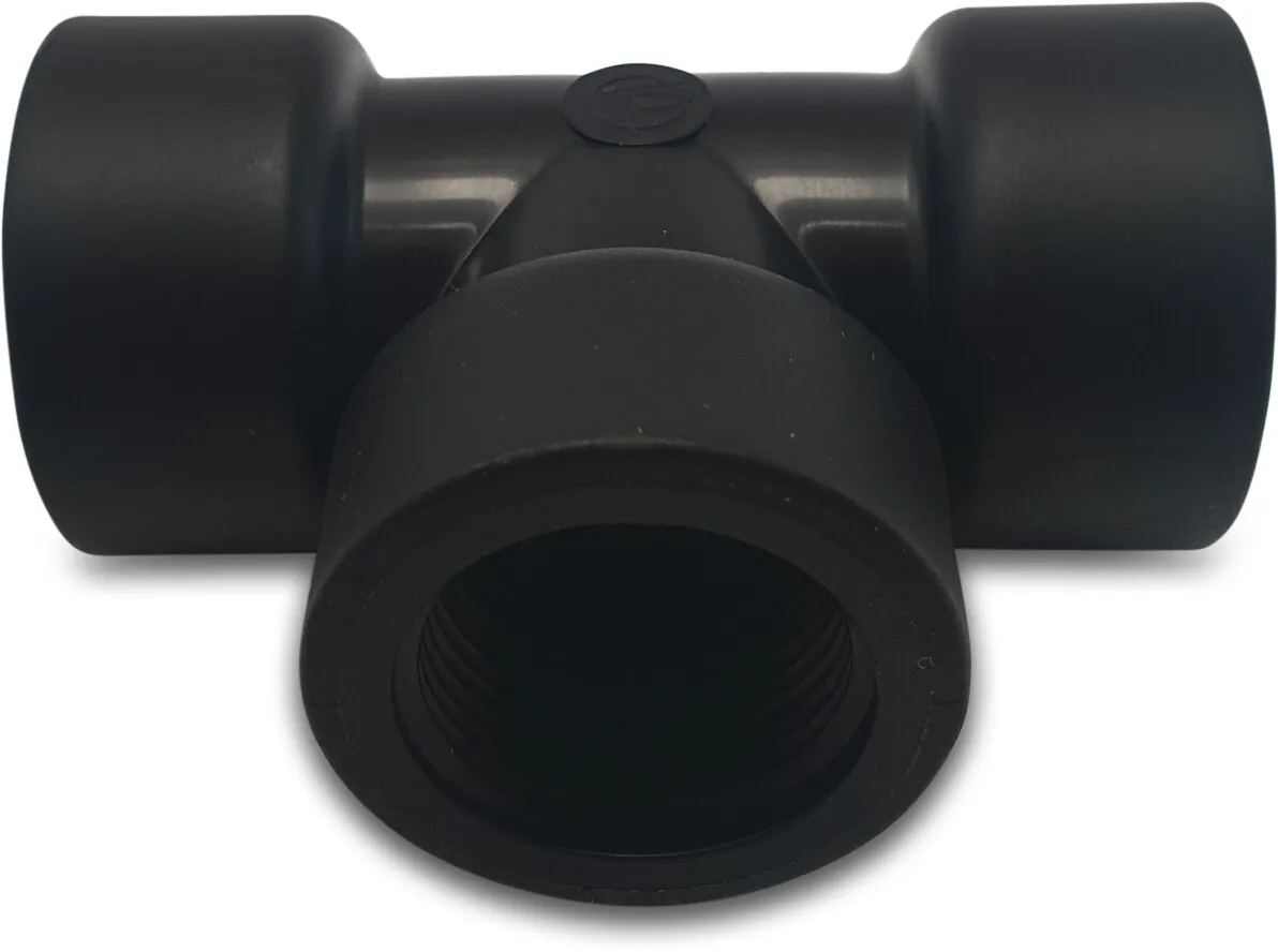 Tavlit T-stuk 90° PP 1/2" binnendraad 16bar