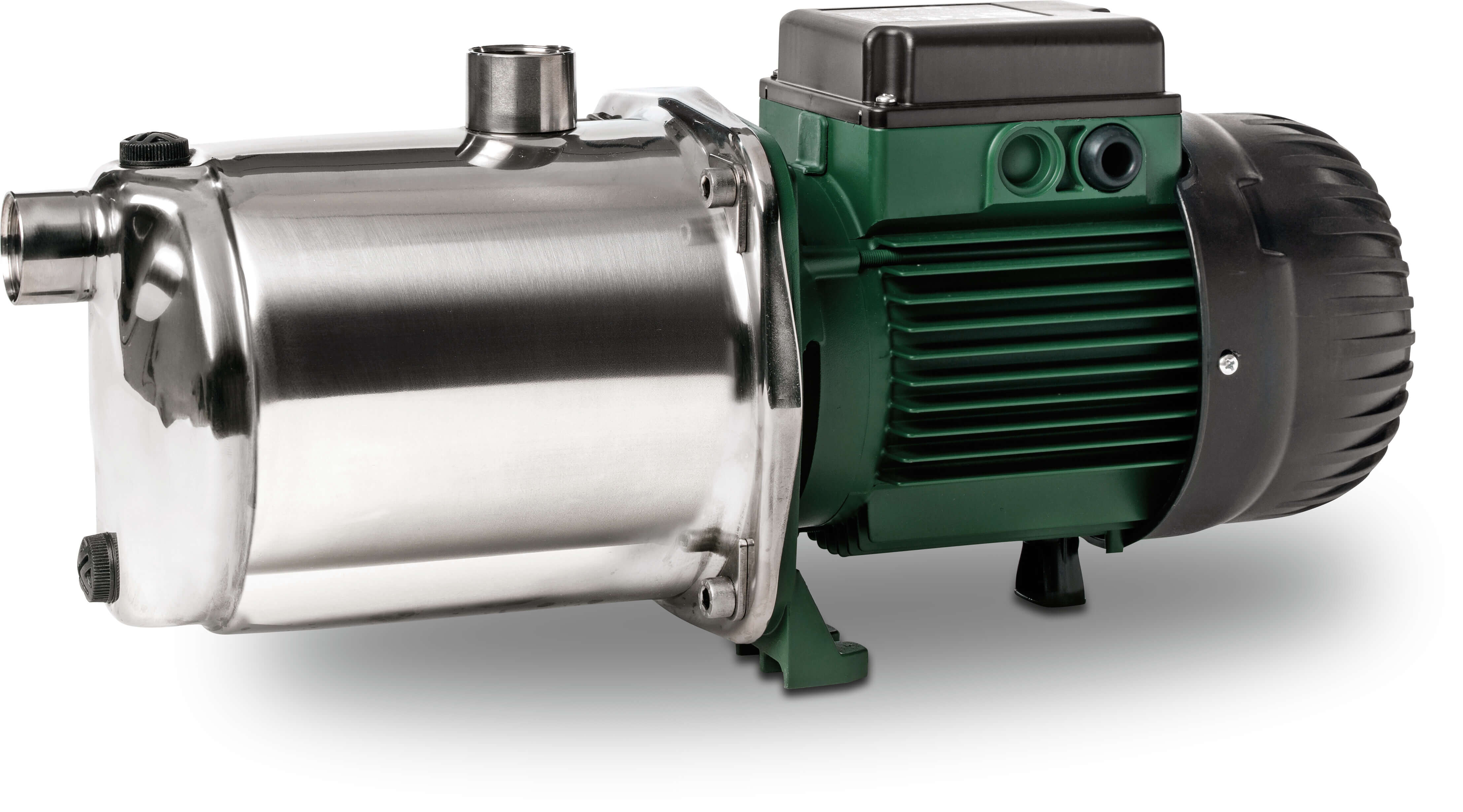 DAB Multi-stage centrifugal pump stainless steel 304 1" female thread 8bar 6,5A 230VAC green self priming type EUROINOX 40/80M