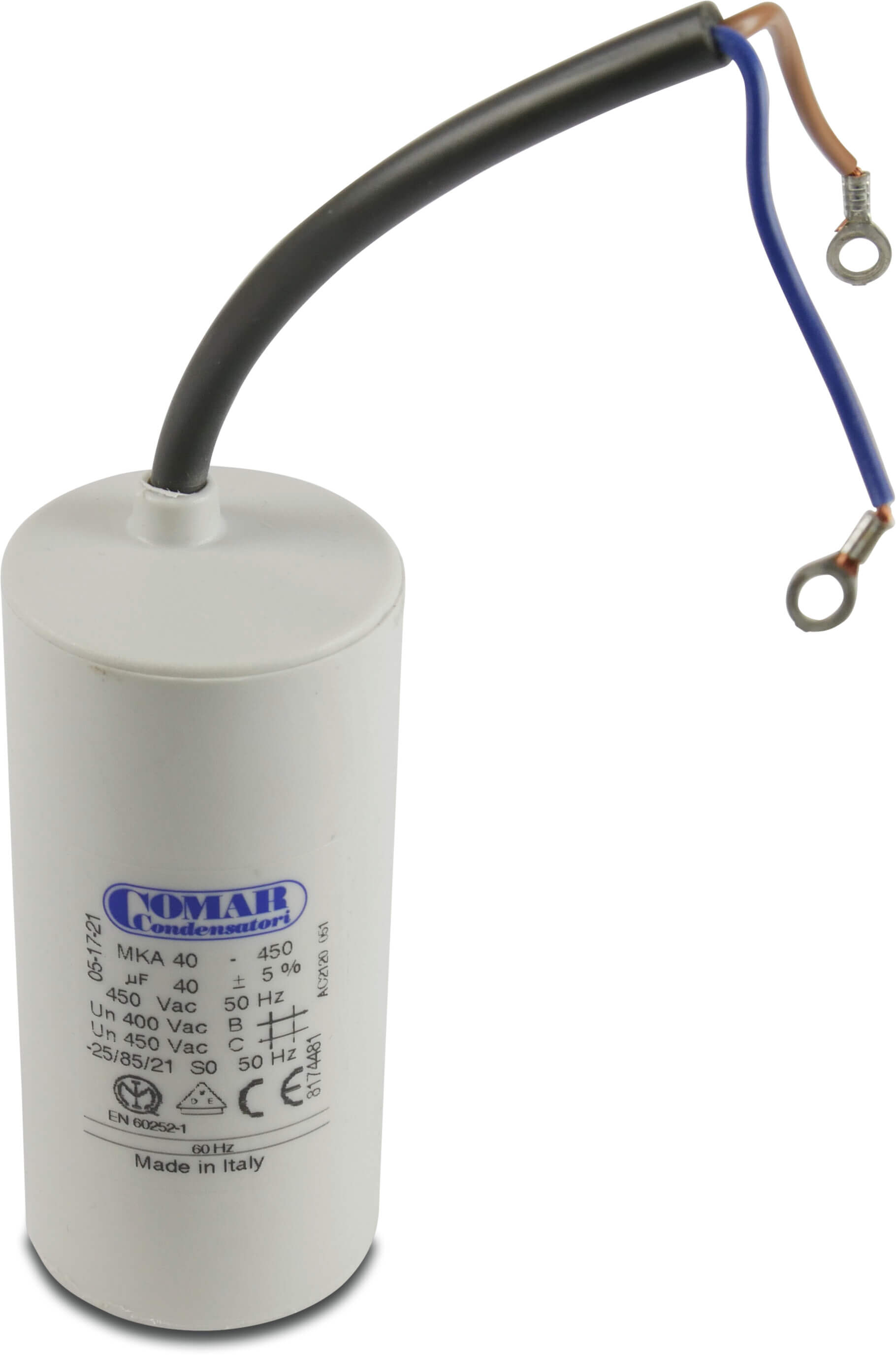 Kondensator 50µF Typ rund AMP