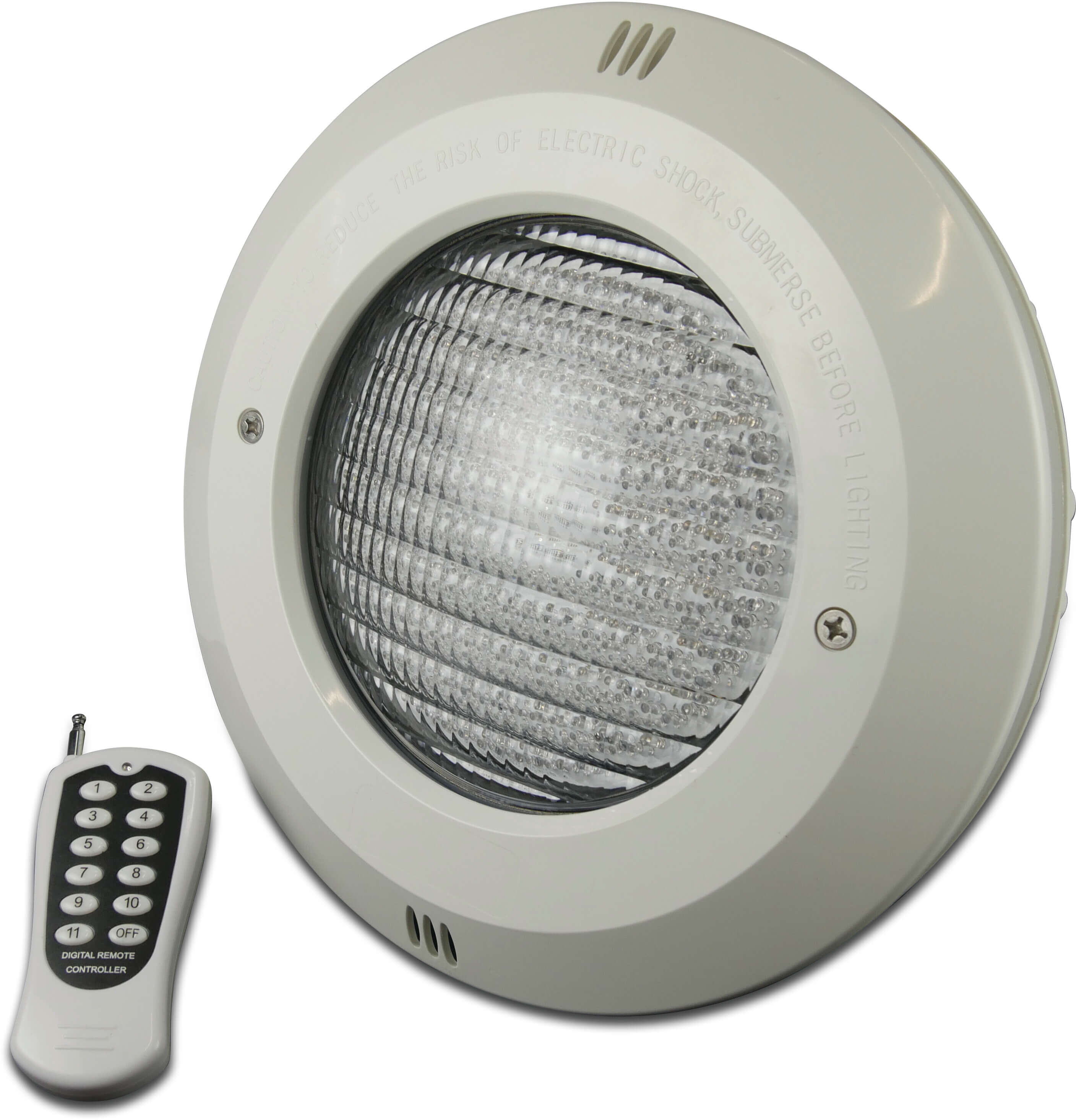 Flotide Schwimmbad LED Lampe ABS 12VAC LED-P300V PAR56 RGB Typ verstärkte Flansch RGB 16W