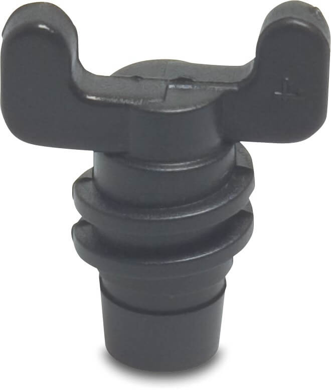 NaanDanJain Plug plastic 4/7 mm bayonet M black