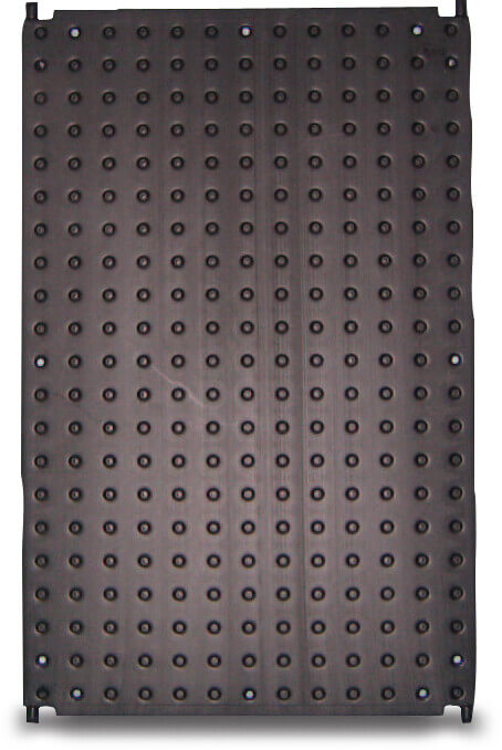 Solar Panel HDPE 25 mm 4,5bar black with 4 hosetail connections 25 mm type 1001