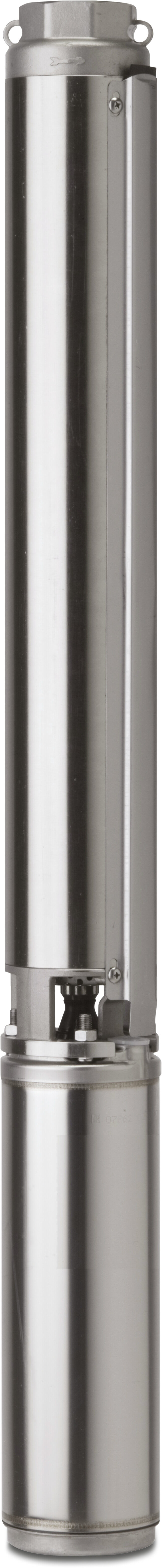 Rovatti Brunnenpumpe Edelstahl 316 3" Innengewinde 400VAC Typ 6E-60/14E-635
