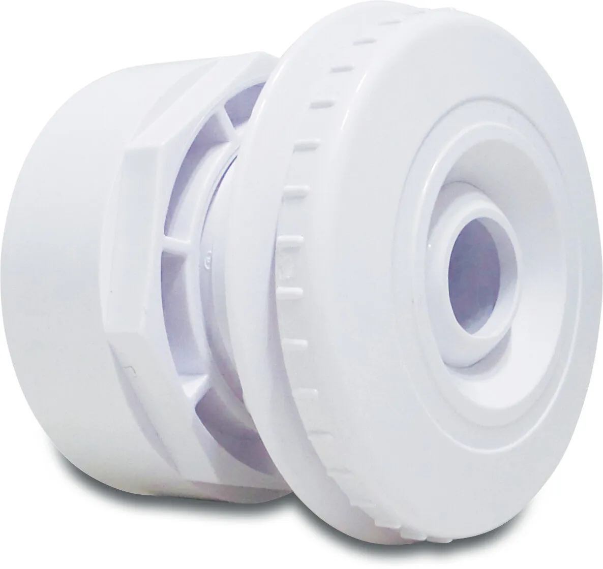 Hayward Adjustable outlet ABS 2" male thread white 22 mm nozzle with locknut