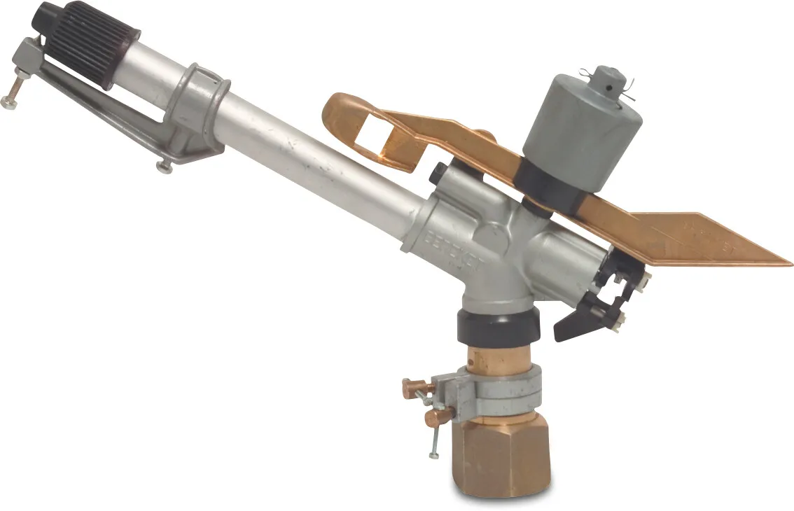 Teilkreisregner Aluminium 2" Innengewinde 14 mm 1°-360° Grau Typ 183