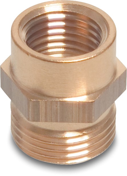 Profec Nr. 246 Socket brass 1/4" x 3/8" female thread x male thread 30bar