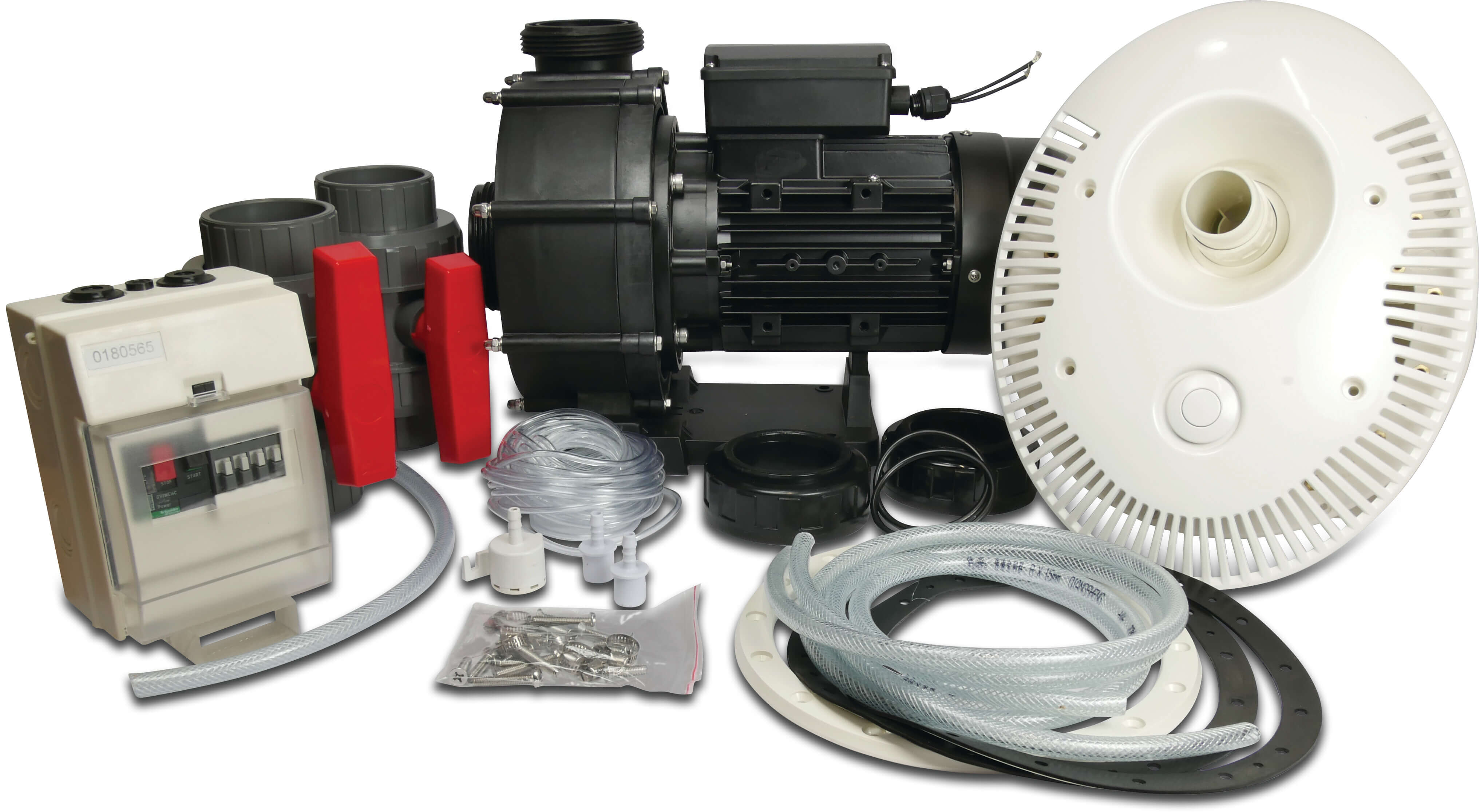 Svømmetræner sæt PP 75 mm limmuffe 230VAC type STP-2200