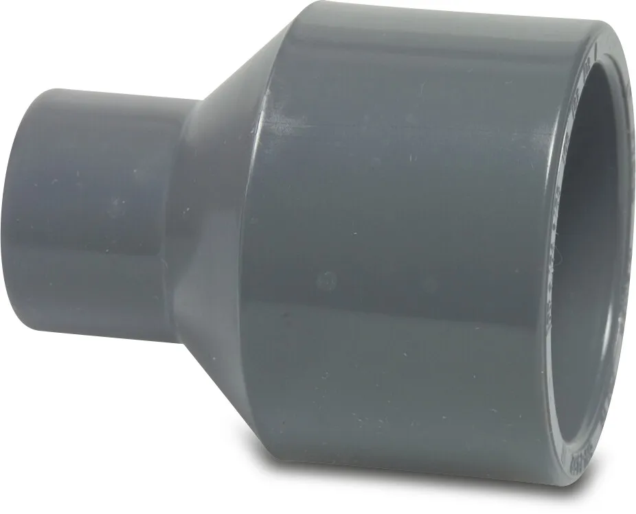 Profec Reducer socket PVC-U 315/280 mm x 160 mm glue spigot/glue socket x glue socket 10bar grey