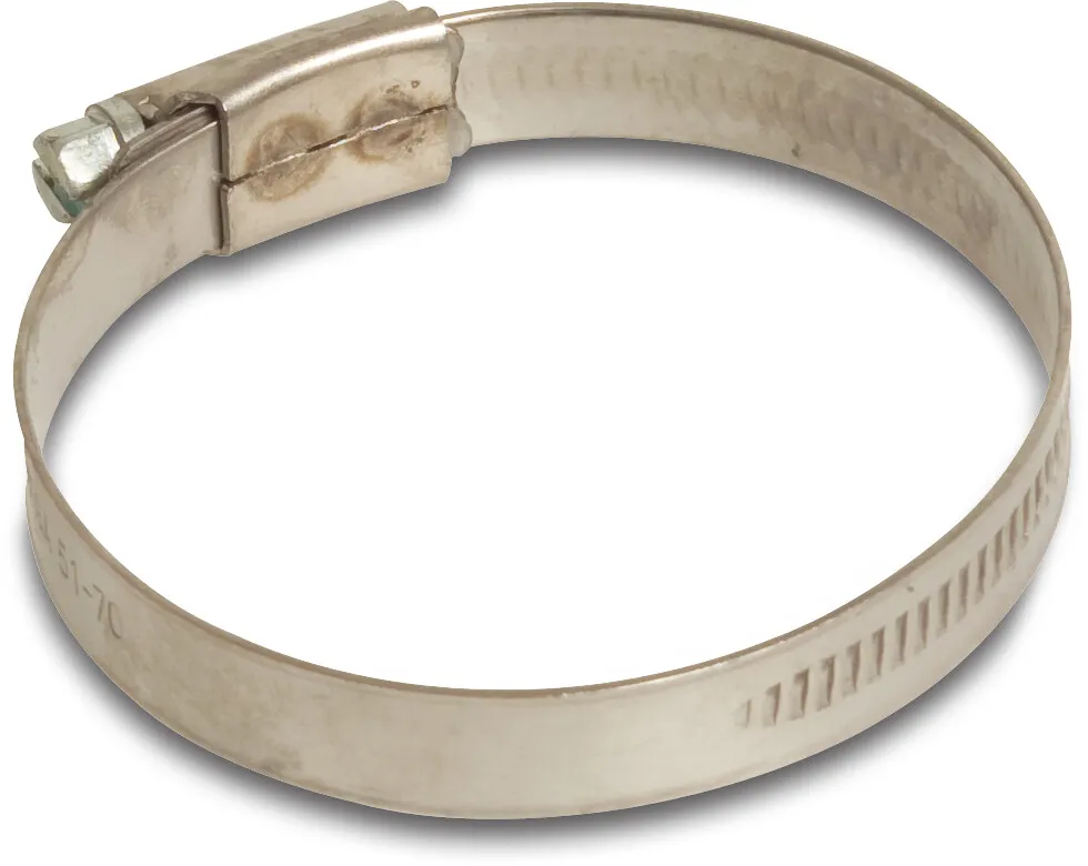 Wormschroefslangklem RVS 304 8 mm x 12 mm type W4 9 mm P1