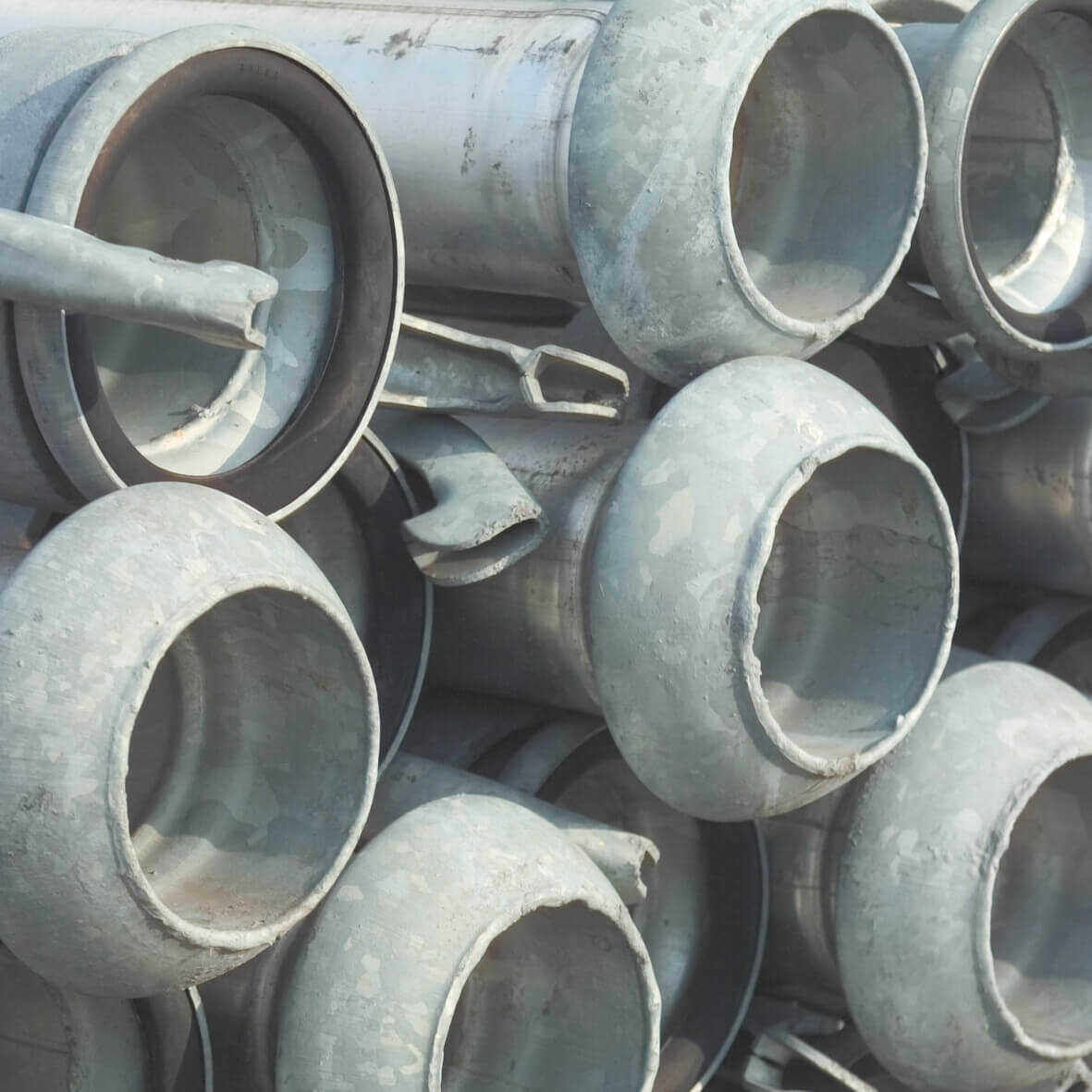 Quick coupler pipe steel galvanised 159 mm female part Perrot x male part Perrot 10bar 6m type Perrot