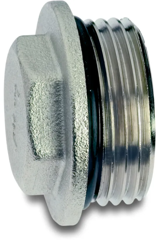 Itap End cap brass 3/8" male thread 20bar type 494