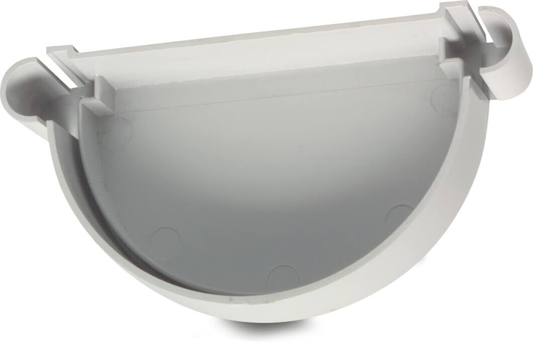 Ändstopp PVC-U 115 mm lim grå type Universal
