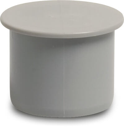 Stopfen PP 50 mm Stutzen Grau