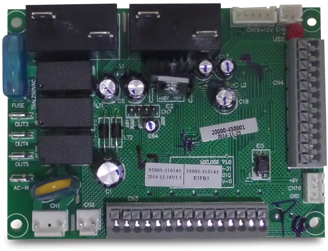 PC 1001 controller R410A Wi-Fi series 8230000022-35005-310145 PCB