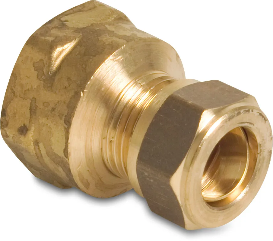 Bonfix Manchon laiton 12 mm x 1/2" à serrer x filetage femelle KIWA