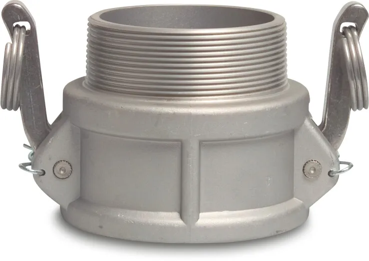 Quick coupler aluminium 3" female part Camlock x male thread 7,5bar type Camlock B