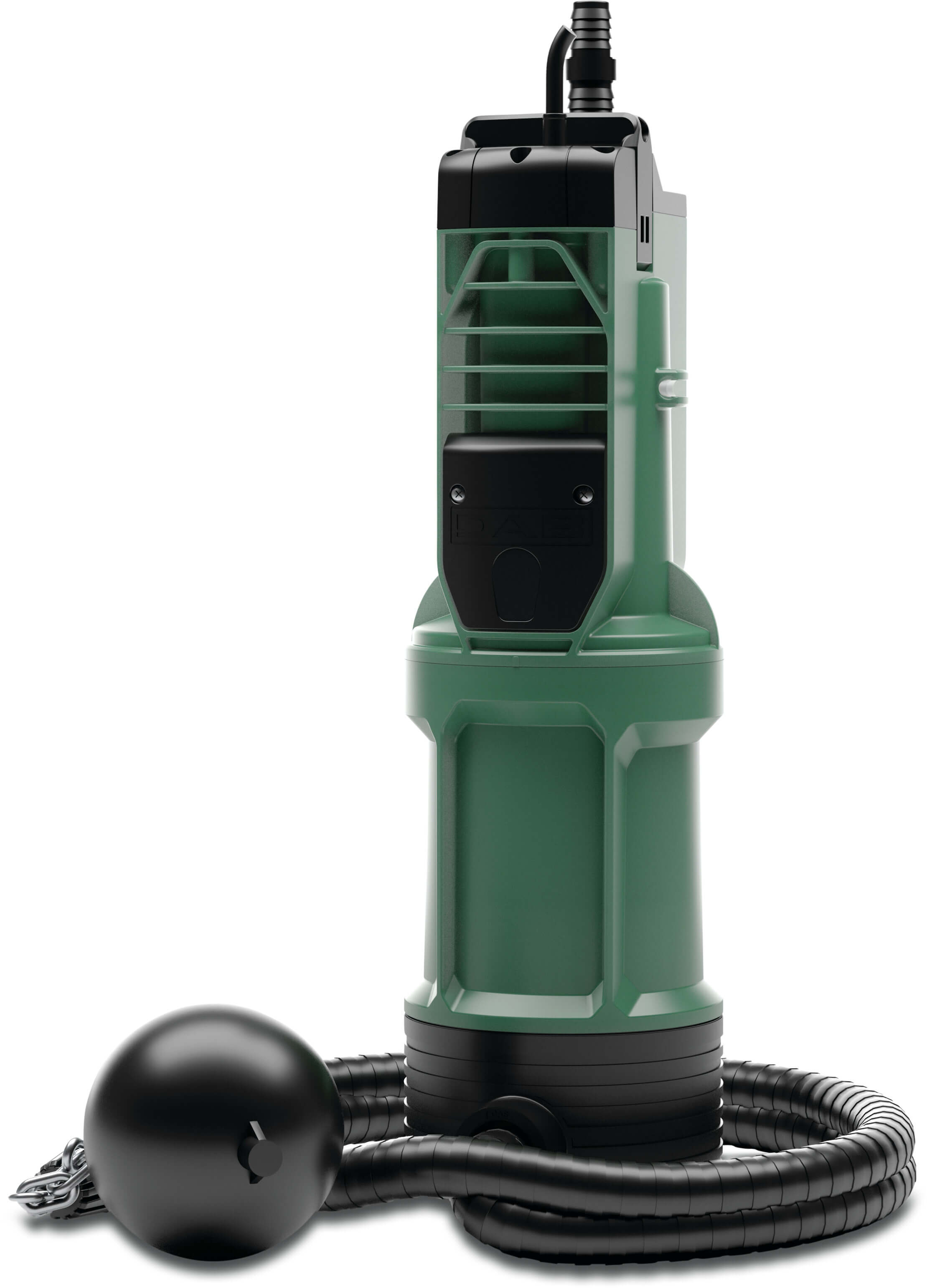 DAB Tauchpumpe Technopolymer 1" Innengewinde 4,2A 230VAC Schwarz/Grün Typ Divertron X 900 + Saugsatz