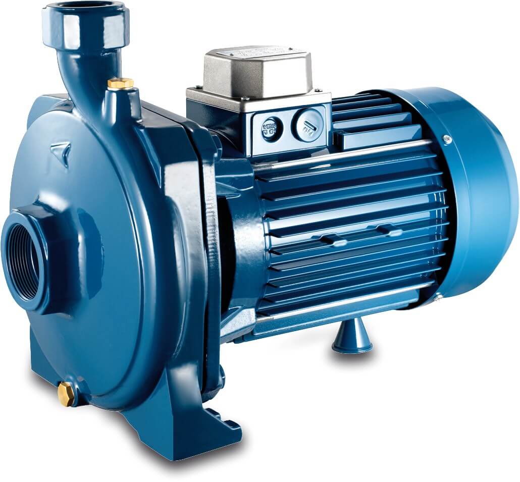 Foras Centrifugal pump cast iron 2" x 1 1/4" female thread 8bar 6,6A 400/690VAC blue type KM 400/1 T