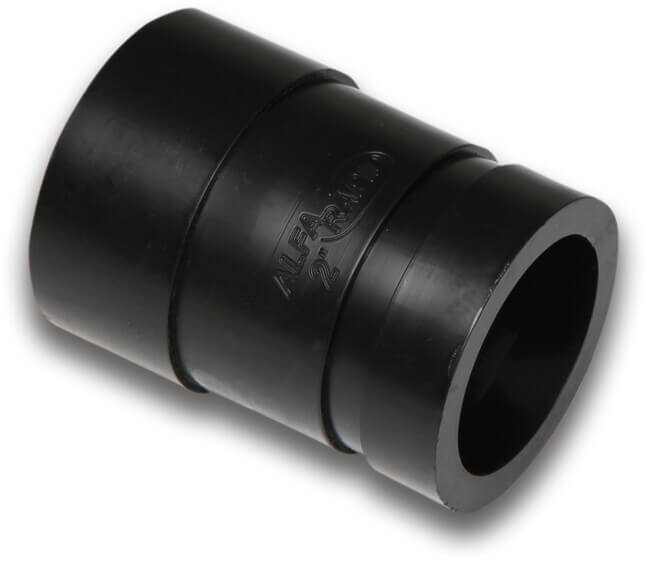Adaptor bush PE100 2 1/2" x 75 mm butt welding x Victaulic SDR7,4 40bar black