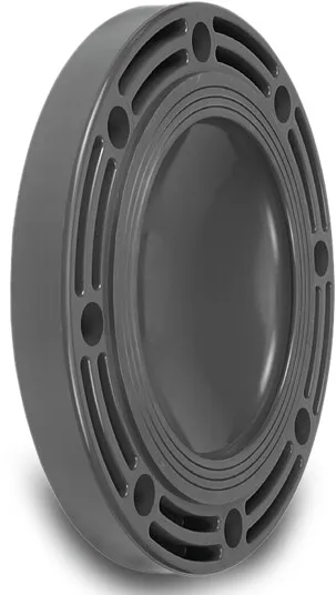VDL Blindfläns PVC-U 16 mm DN10 grå PN10 type A