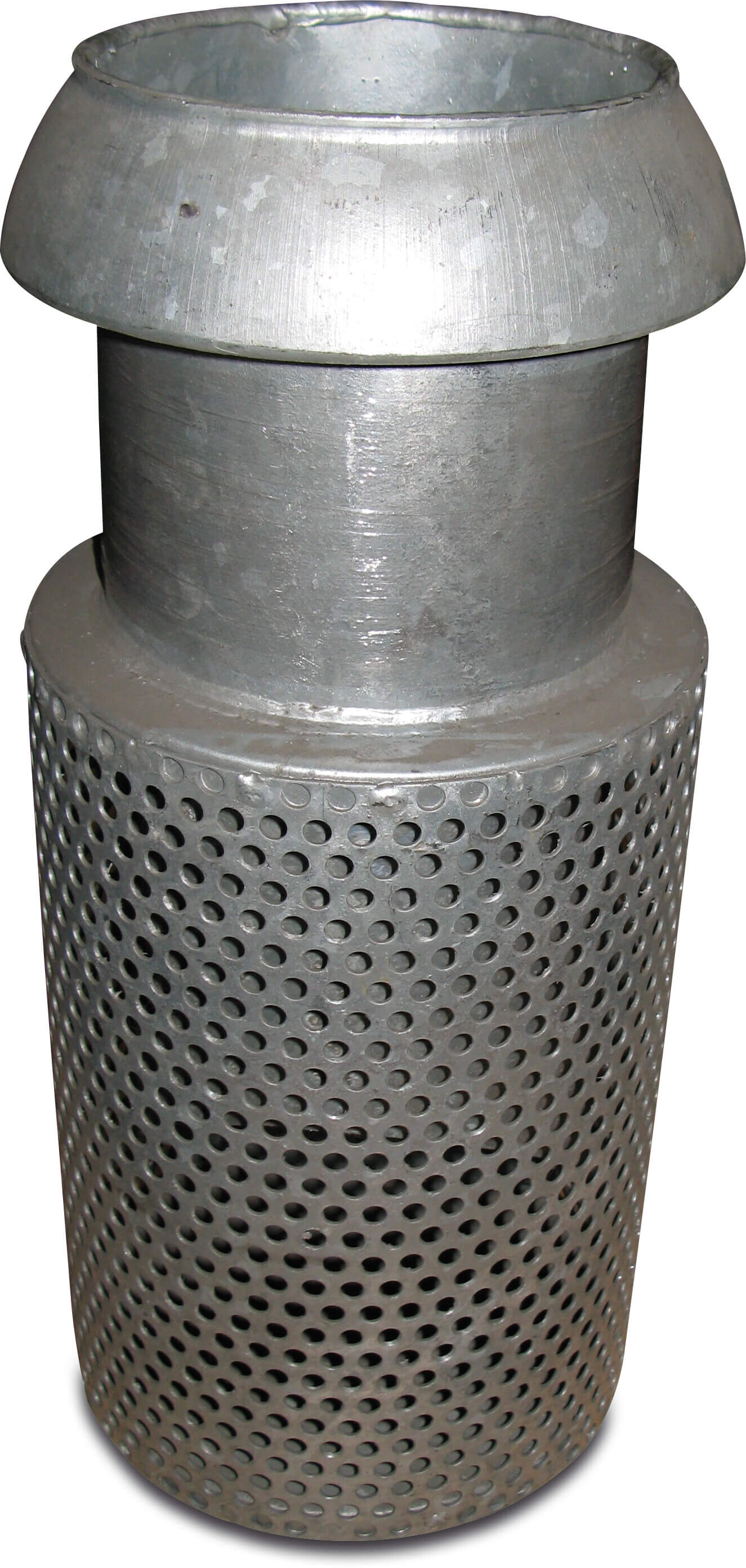Strainer steel galvanised 159 mm male part Perrot