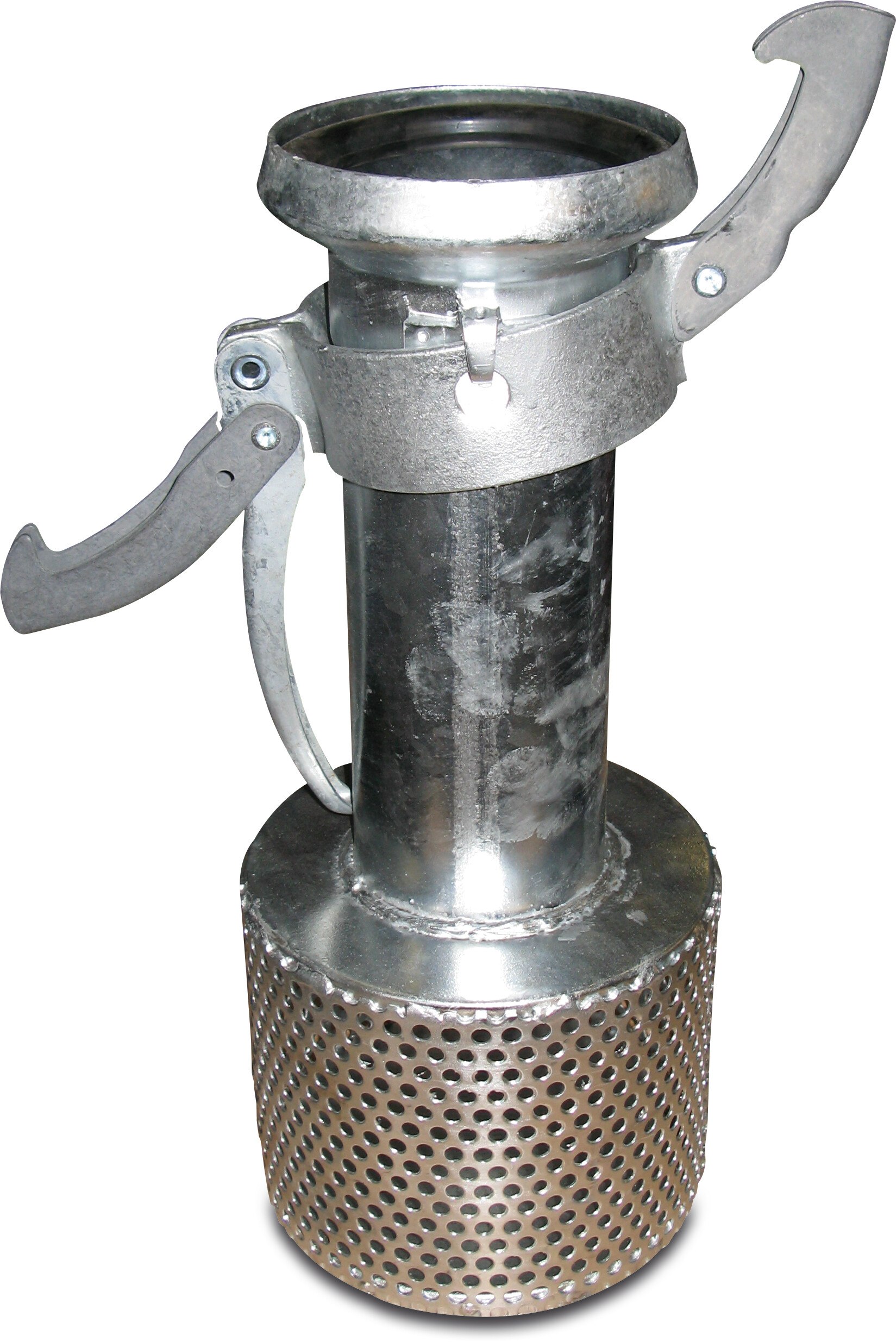 Strainer steel galvanised 108 mm female part Perrot