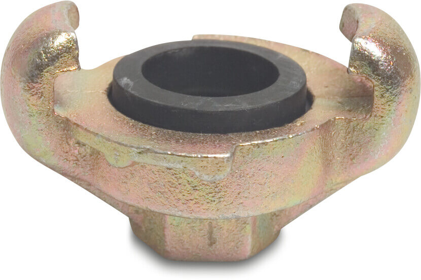 Quick coupler steel galvanised 1" female thread CD 42 10bar
