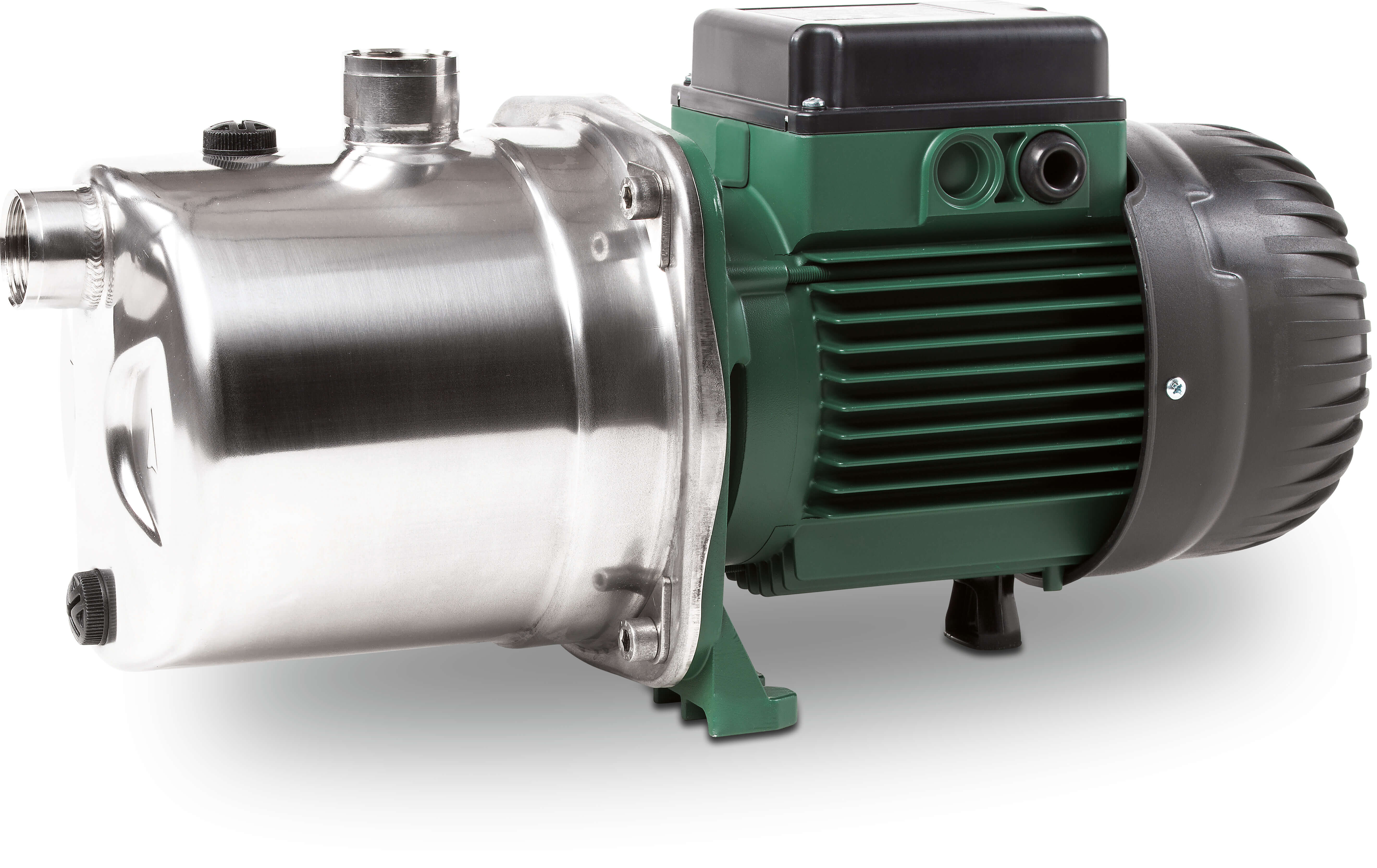 DAB Jet pump stainless steel 304 1" female thread 8bar 6,6A 230VAC green self priming type JETINOX 132 M