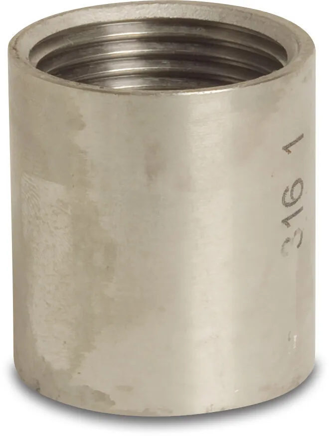 Profec Nr. 270 Muffe rustfri stål 316 1/2" indvendig gevind 16bar