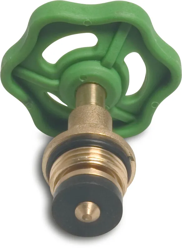 Globe valve top brass 1" male thread