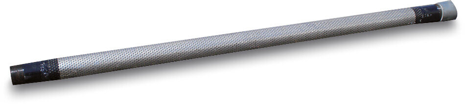 Ramfilter extension steel 2" female thread x male thread 1m type with external gauze SS