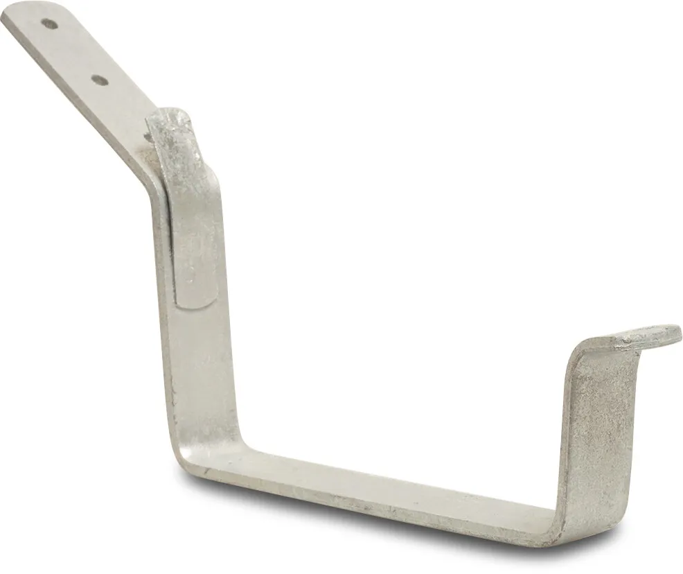 Tagbeslag 35° stål galvaniseret 187 mm type med læbe