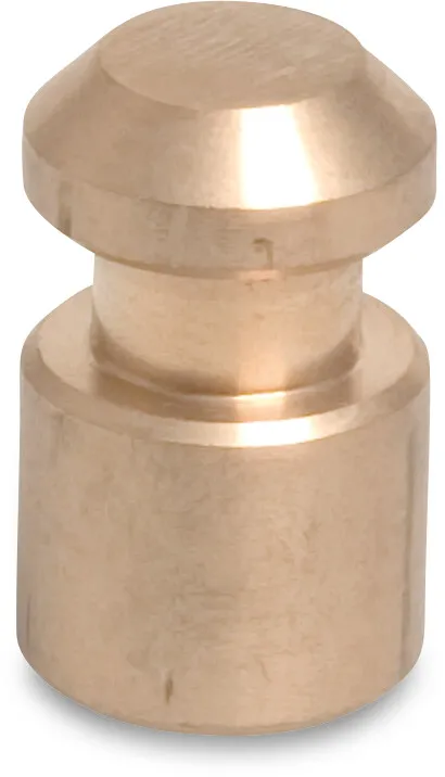 MZ Sluice valve adaptor brass 5 - 6" for hydraulic cylinder