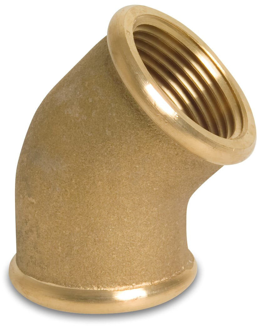 Profec Nr. 120 Elbow 45° brass 1/2" female thread 40bar