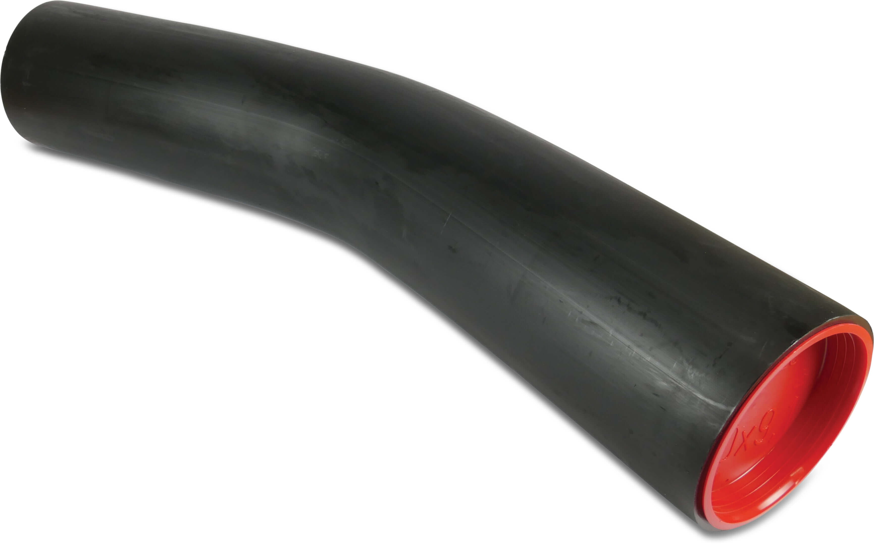 Bend 30° PE100-RC 160 mm plain SDR17 black DVGW type made from tubing