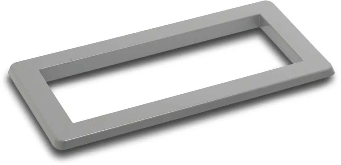 Ocean Flange cover ABS 242 mm x 466 mm grey large scale type Standard with enlargement