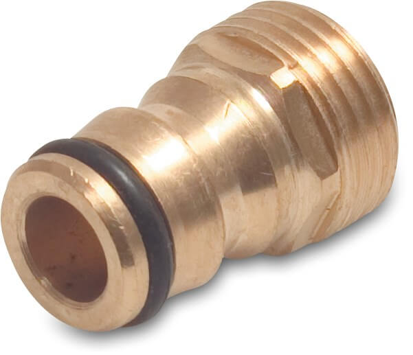 Profec Click connector brass 1/2" male thread x male click