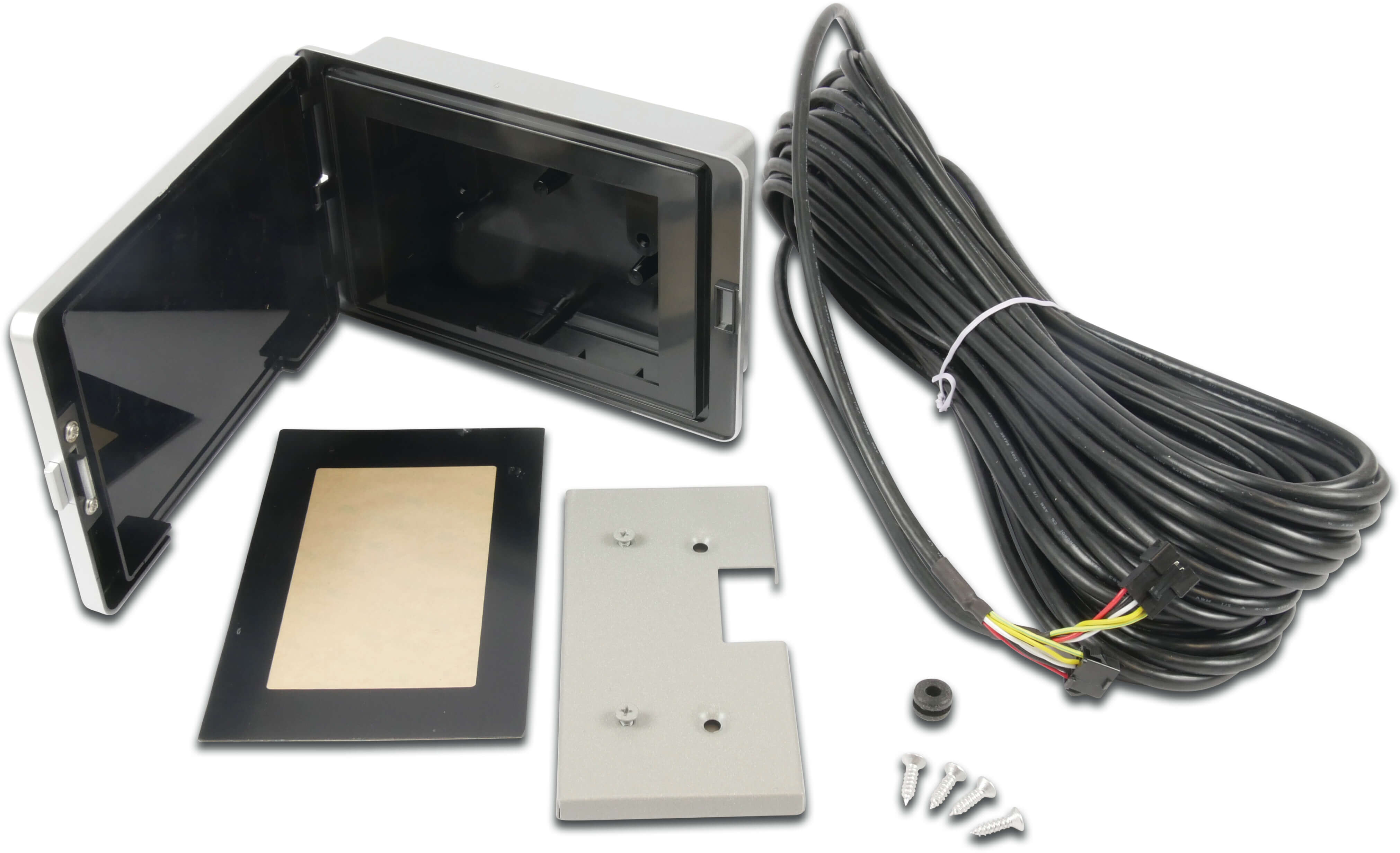 10mtr Verlängerungskabel schwarz + Displaygehäuse Norsup Typ PX, PV