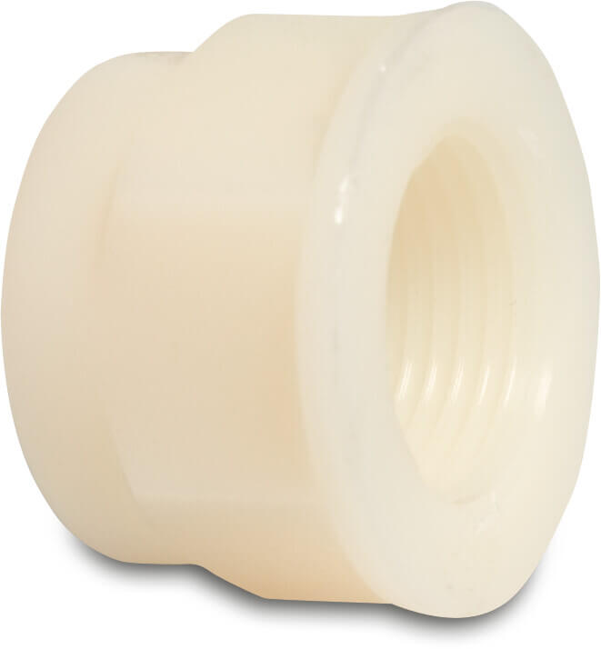 Cap nylon 16bar female thread white