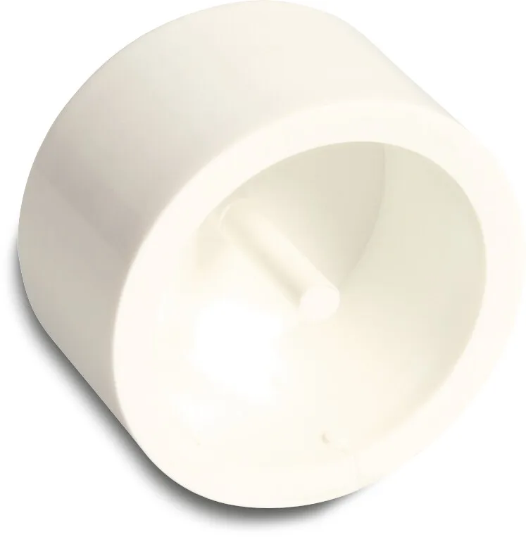 Cap PVC-U 2" imperial glue socket 16bar white
