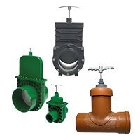 PVC gate valves