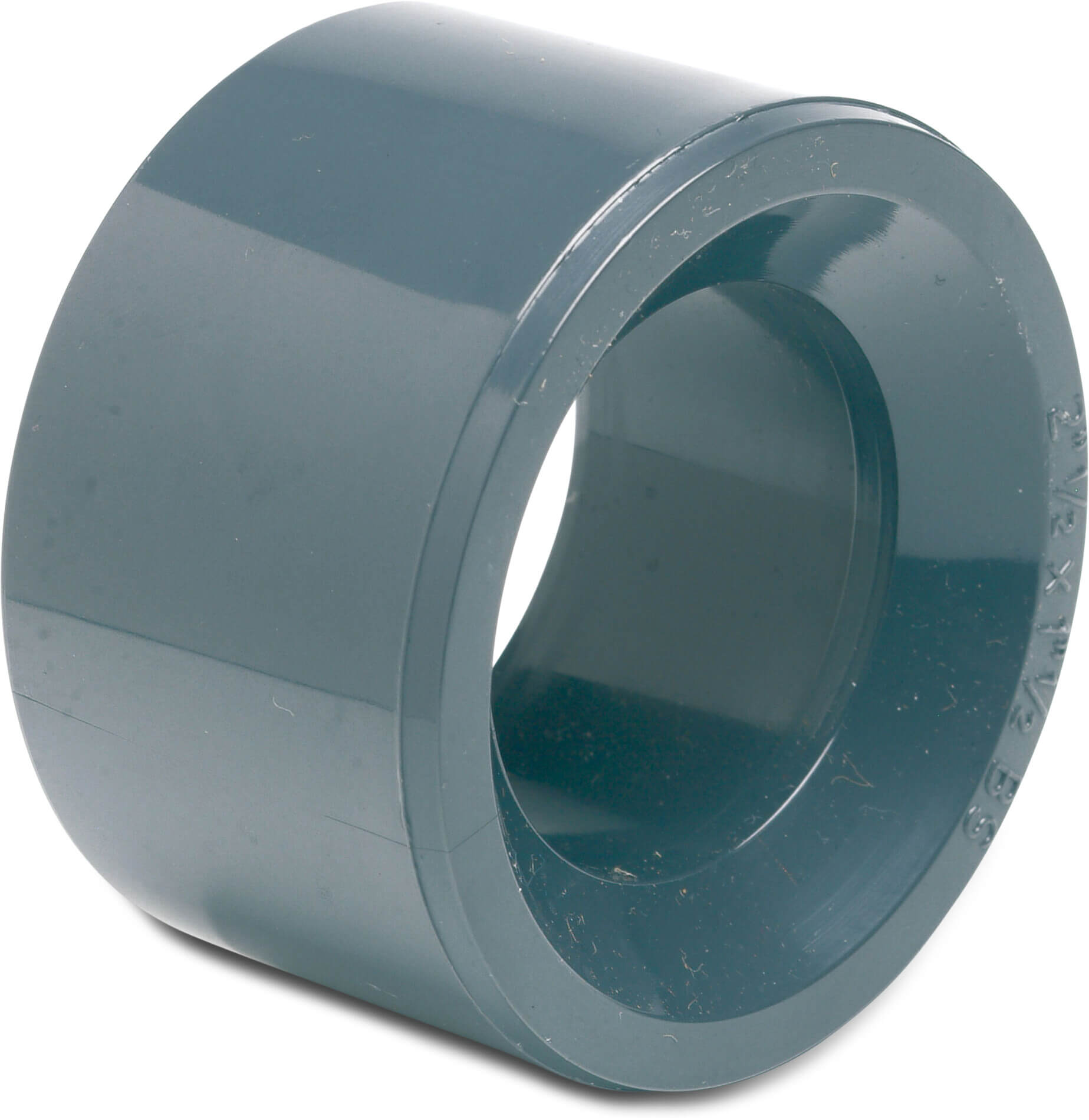 Profec Reducer bush PVC-U 1/2" x 3/8" imperial glue spigot x imperial glue socket 16bar grey WRAS