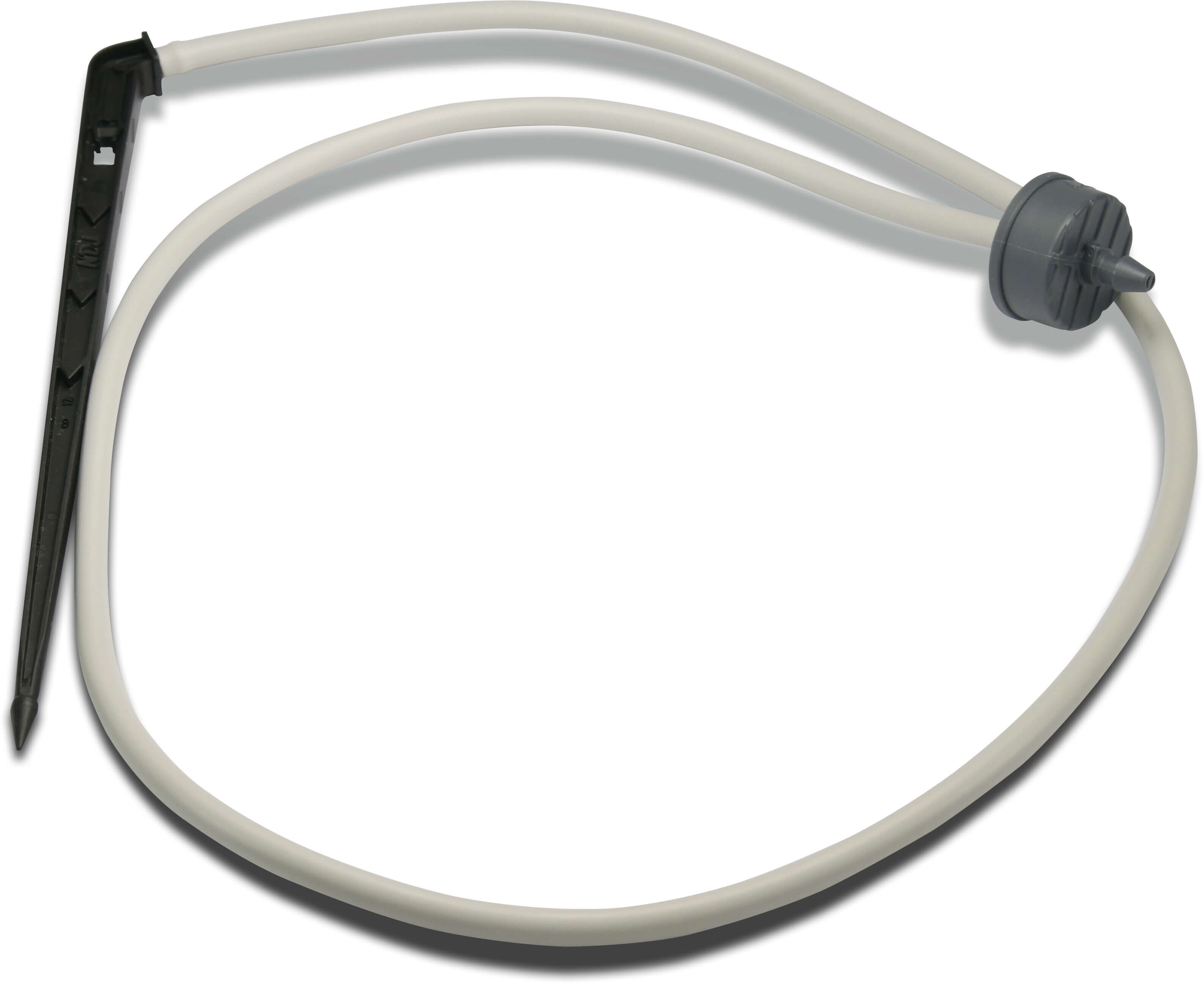 NaanDan Tropfersatz Kunststoff 4 mm x 4/7 mm Einsteck x Tülle 1,3ltr/h 50cm Weiß Typ Click Tif, PC CNL