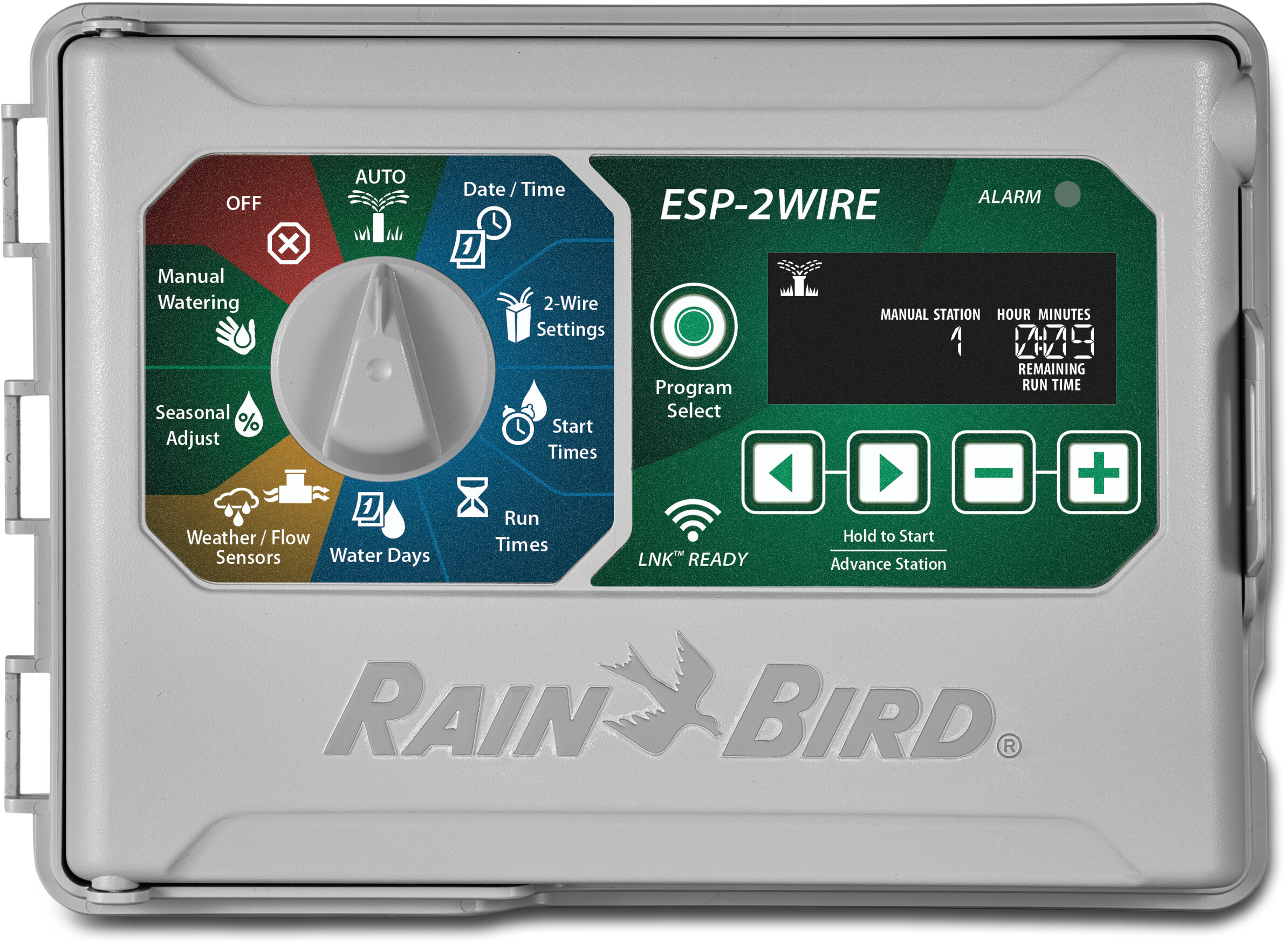 Rain Bird Vandingscomputer med flowmodul 230VAC hvid type ESP-2 Wire