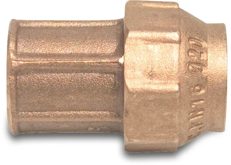 Adaptor socket brass 25 mm x 3/4" compression x female thread 16bar DVGW