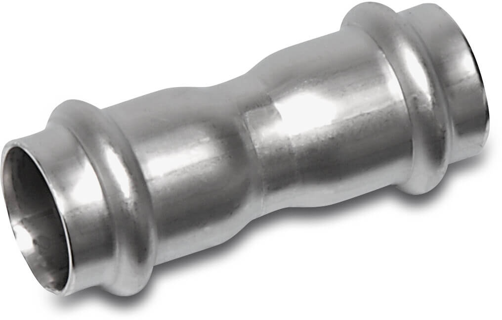 Bonfix Muffe Edelstahl 316L 22 mm Pressmuffe KIWA